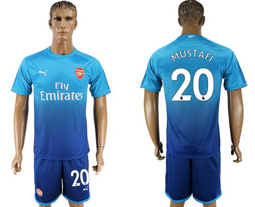 Arsenal #20 Mustafi Away Soccer Club Jersey - Click Image to Close